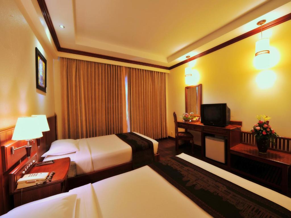 TV a/nebo společenská místnost v ubytování City River Hotel
