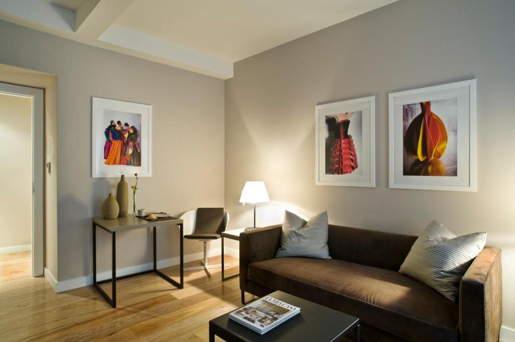 Posezení v ubytování Escalus Luxury Suites Verona