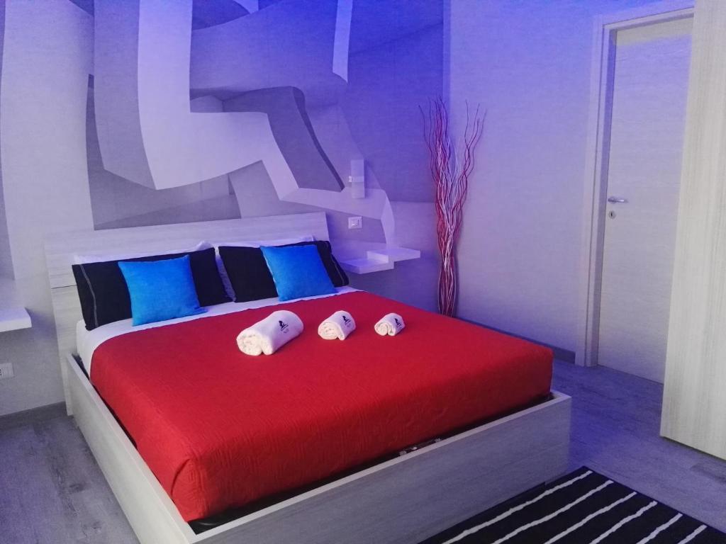 Postel nebo postele na pokoji v ubytování B&B da Lillo