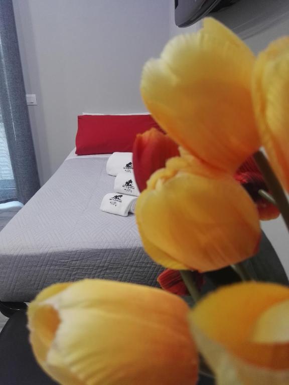 Postel nebo postele na pokoji v ubytování B&B da Lillo