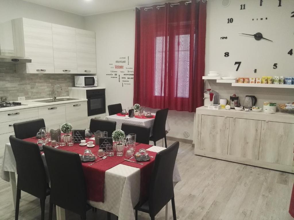 Kuchyň nebo kuchyňský kout v ubytování B&B da Lillo