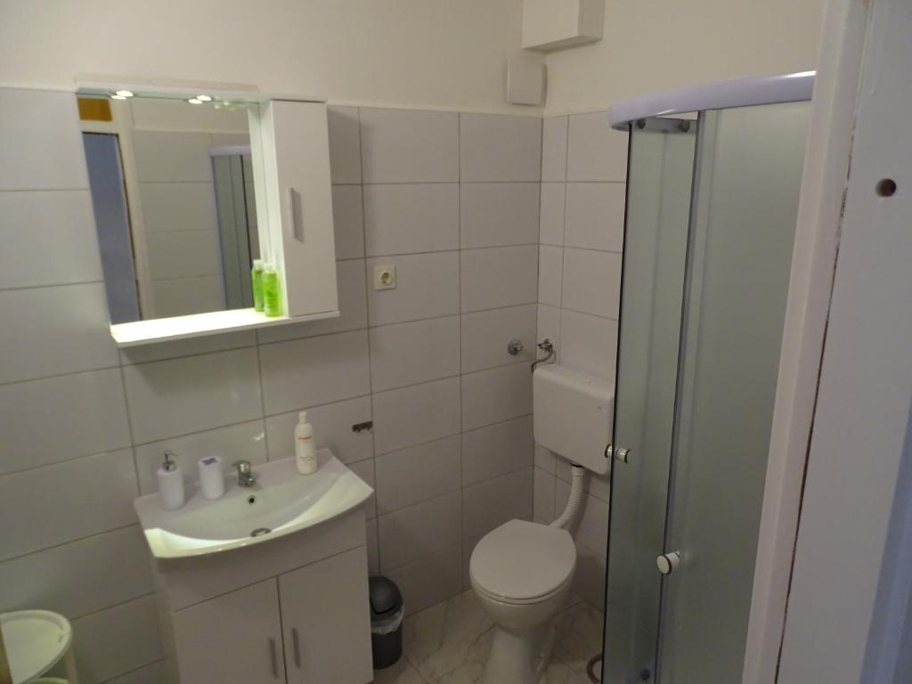 Kúpeľňa v ubytovaní Job studio apartments