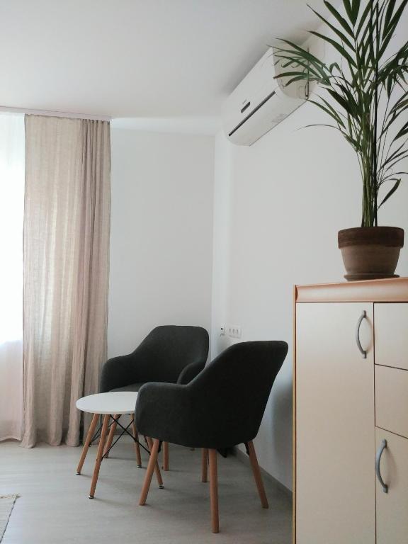 Posezení v ubytování Hotel garni Paleta