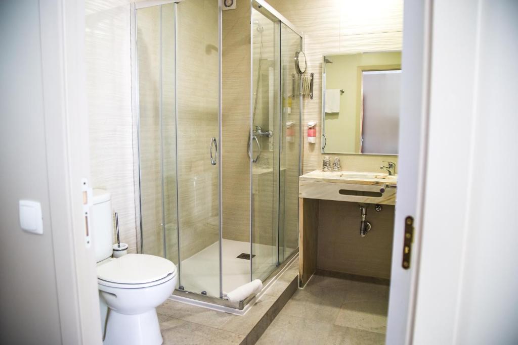 Ванная комната в Hotel Laitau