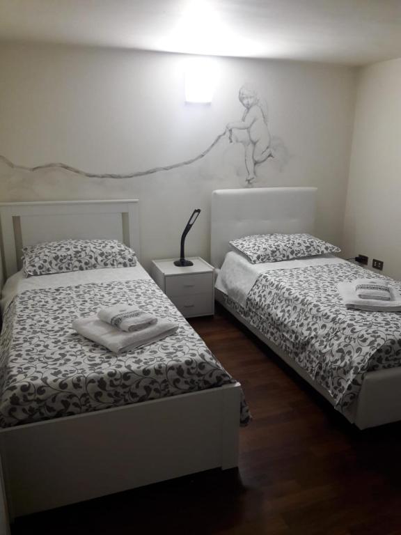 A bed or beds in a room at Casa de Spuches