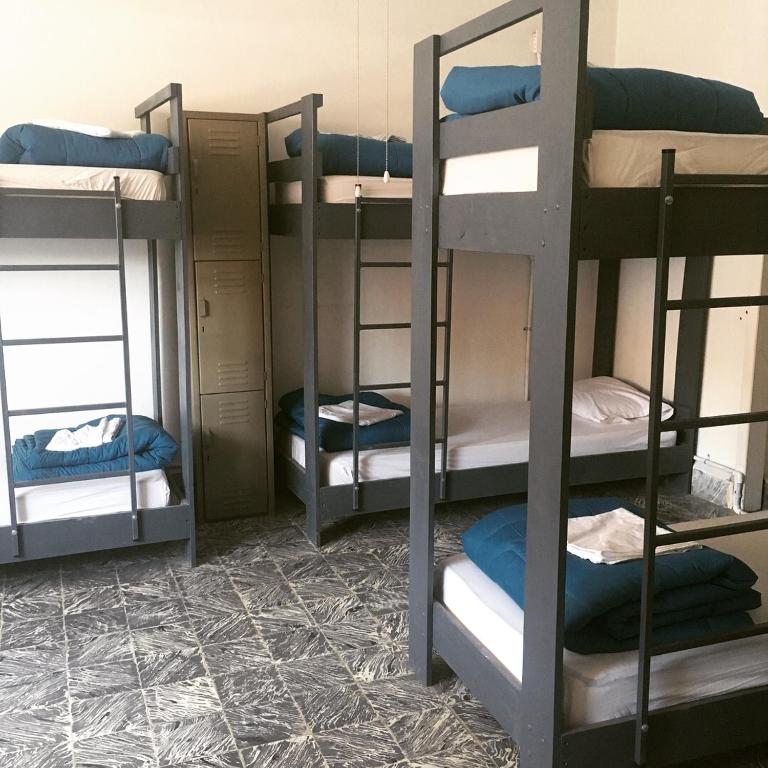 Postel nebo postele na pokoji v ubytování El Petate Hostel