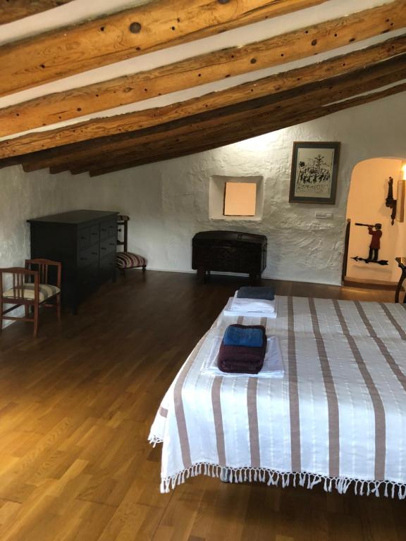 Postel nebo postele na pokoji v ubytování Casa María