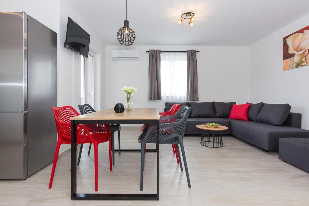 Posezení v ubytování Apartments Kiara