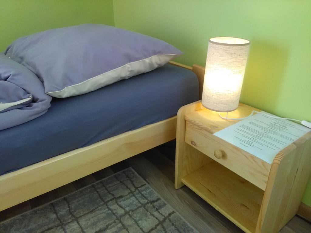 Postel nebo postele na pokoji v ubytování Apartment Helena