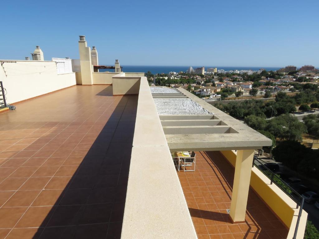 Balkon lub taras w obiekcie Atico Torremolinos