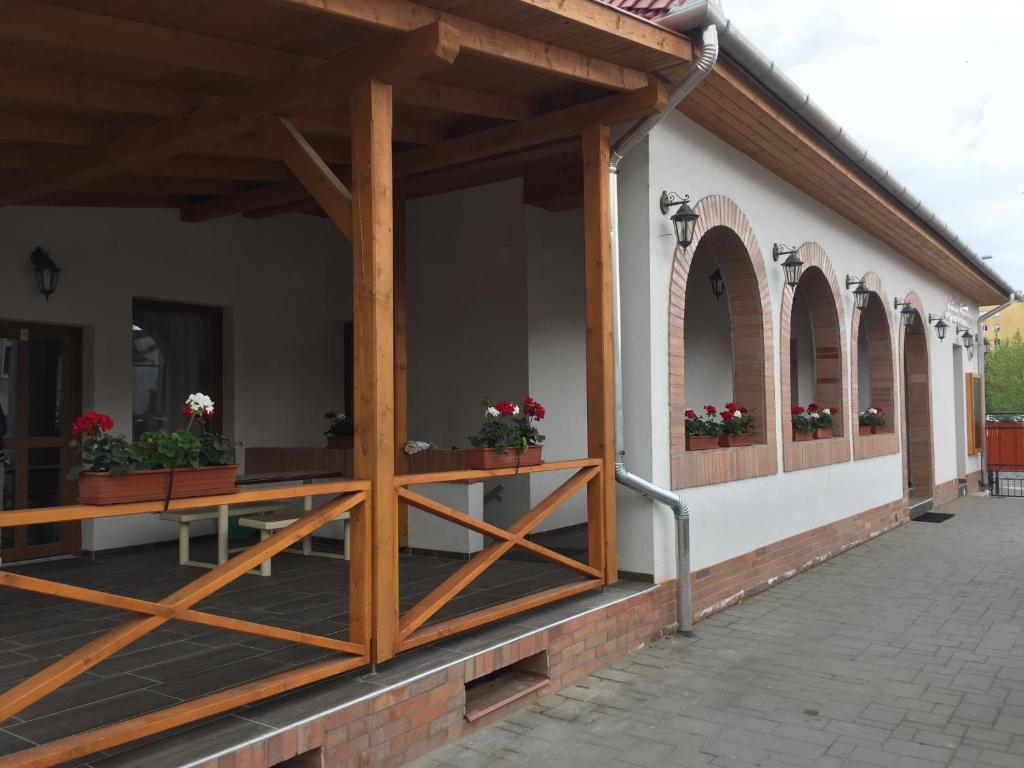Budynek, w którym mieści się pensjonat
