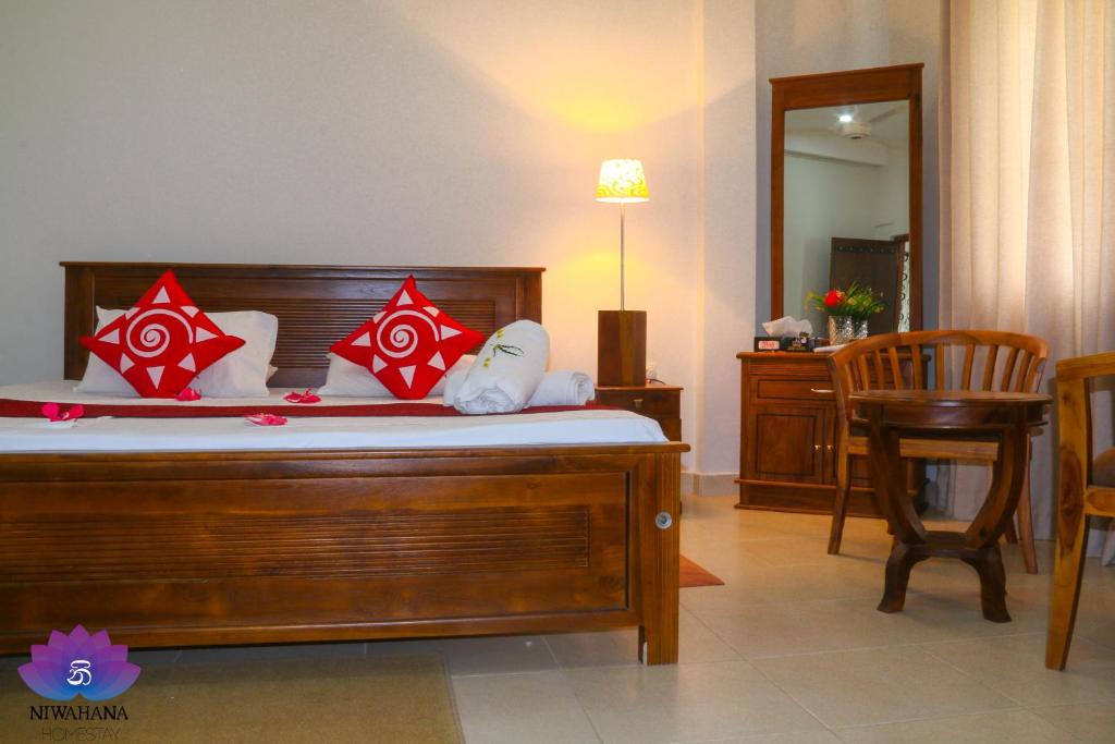 Posezení v ubytování Nivahana Homestay
