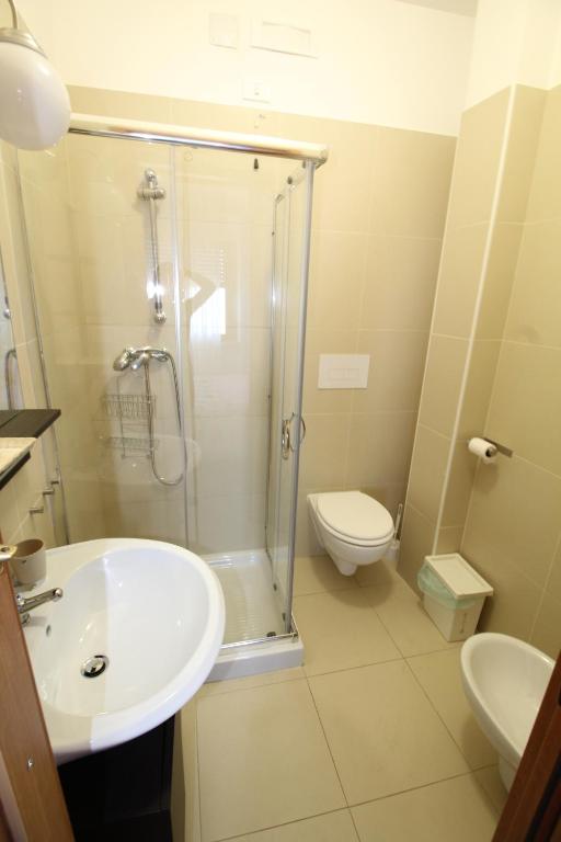 Koupelna v ubytování Cala Chiara B&B