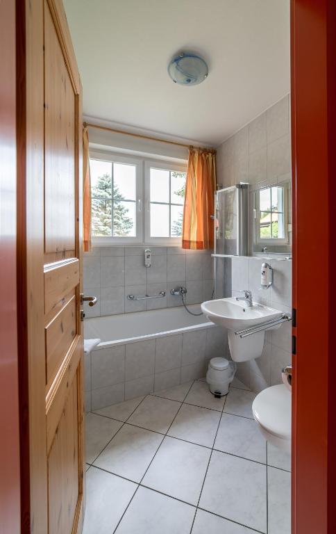 Koupelna v ubytování Appartement-Hotel-Anlage Tannenpark
