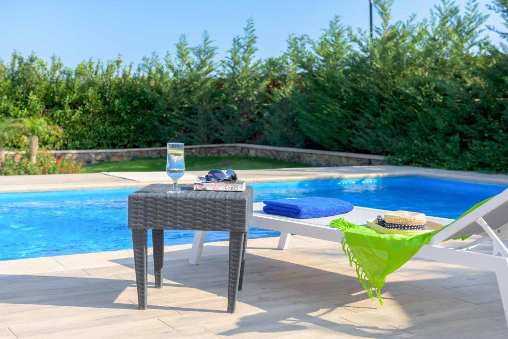 The swimming pool at or close to Lindos Emerald