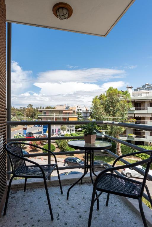 Balkón alebo terasa v ubytovaní Minavra Hotel