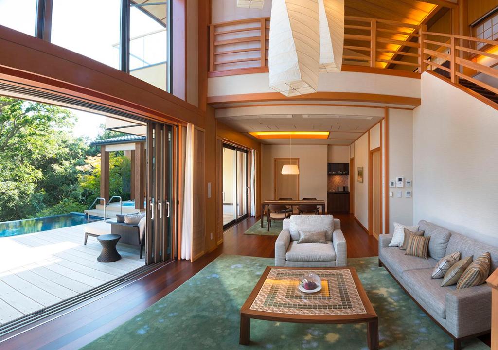 Posezení v ubytování ABBA Resorts Izu - Zagyosoh