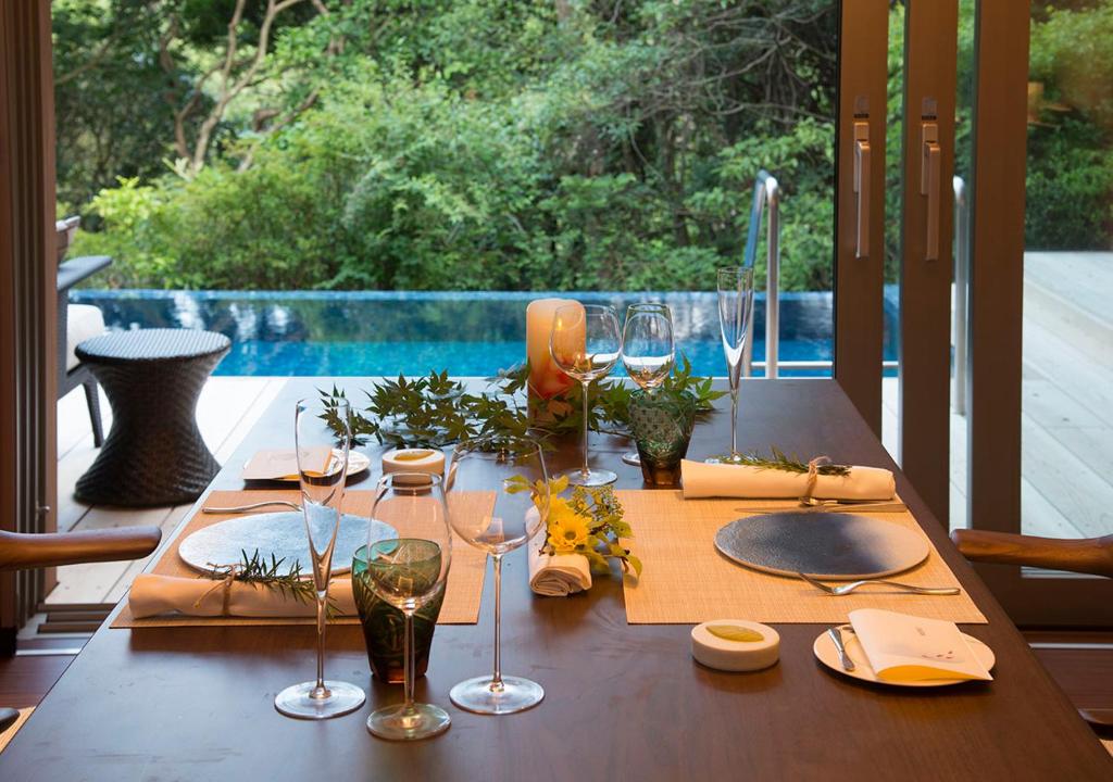 Bazén v ubytování ABBA Resorts Izu - Zagyosoh nebo v jeho okolí