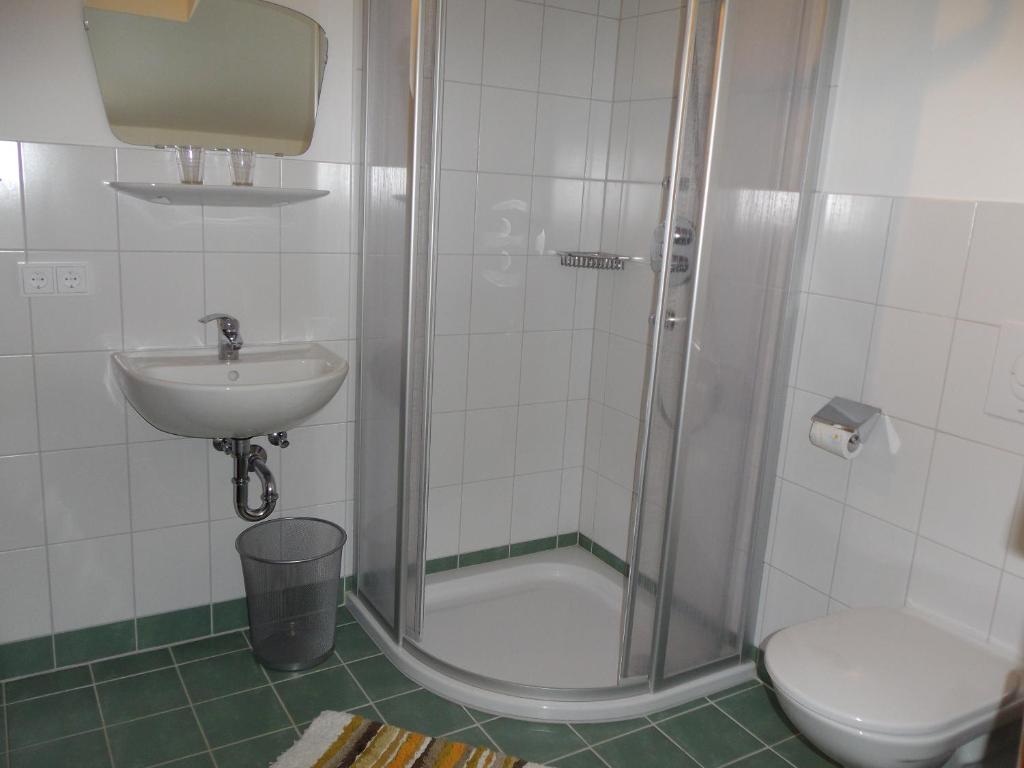 Koupelna v ubytování Ferienhaus Hochwimmer