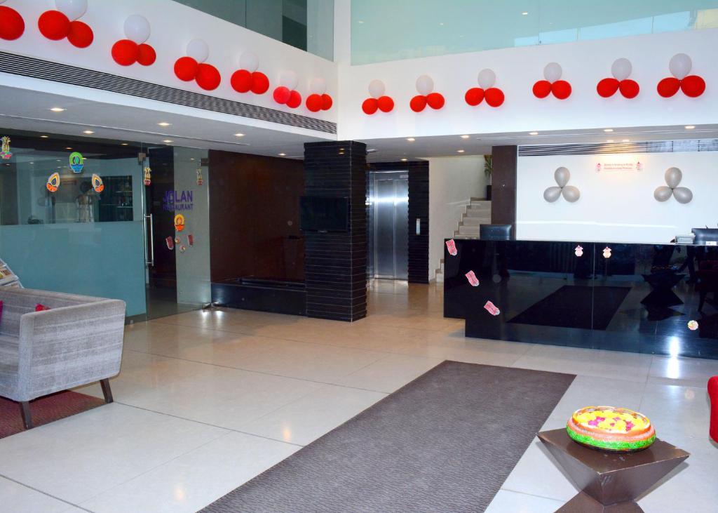 TV a/nebo společenská místnost v ubytování Veronica Hotel