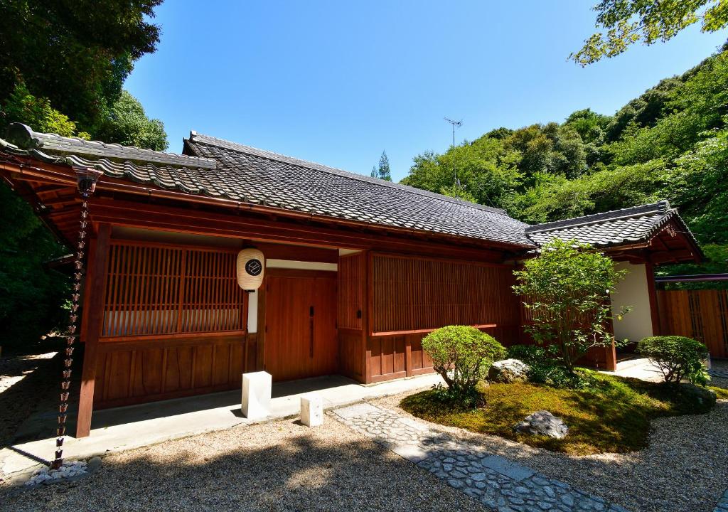 Zahrada ubytování Temple-stay WAQOO Mii-dera