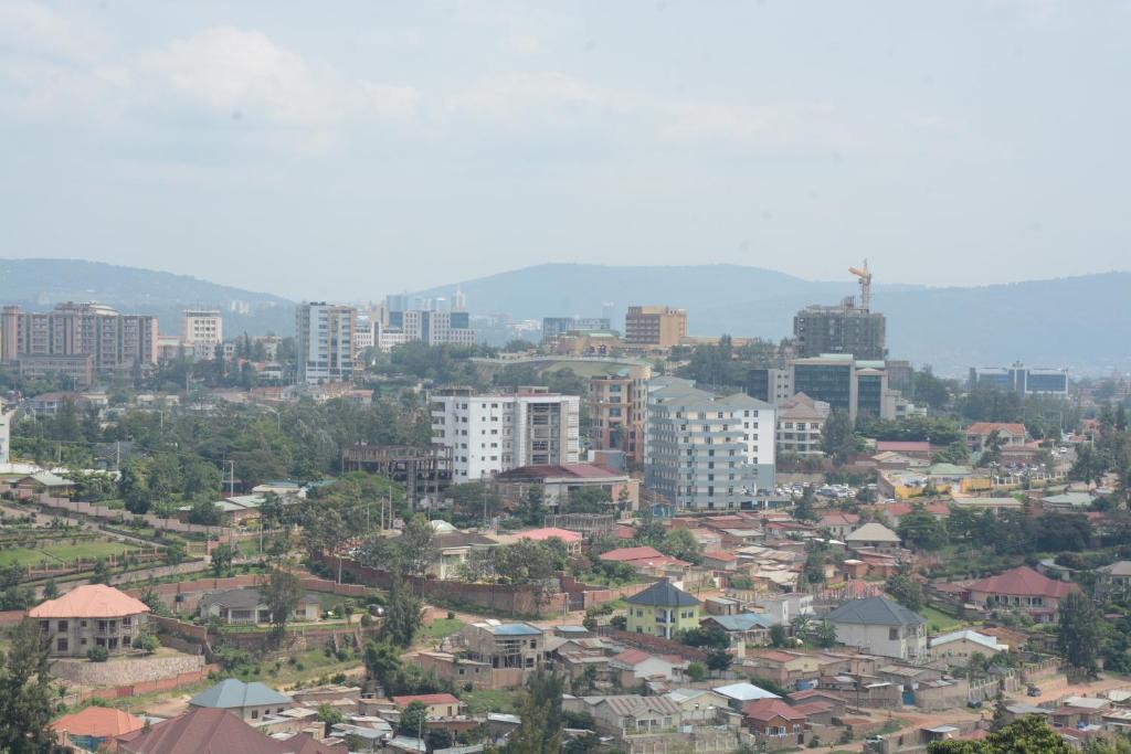Nespecifikovaný výhled na destinaci Kigali nebo výhled na město při pohledu z hotelu