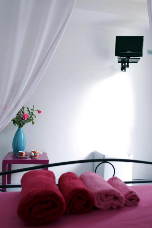 TV a/nebo společenská místnost v ubytování B&B Yatabui