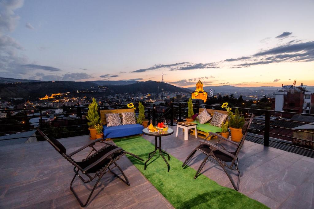 Nespecifikovaný výhled na hory nebo výhled na hory při pohledu z bed and breakfast
