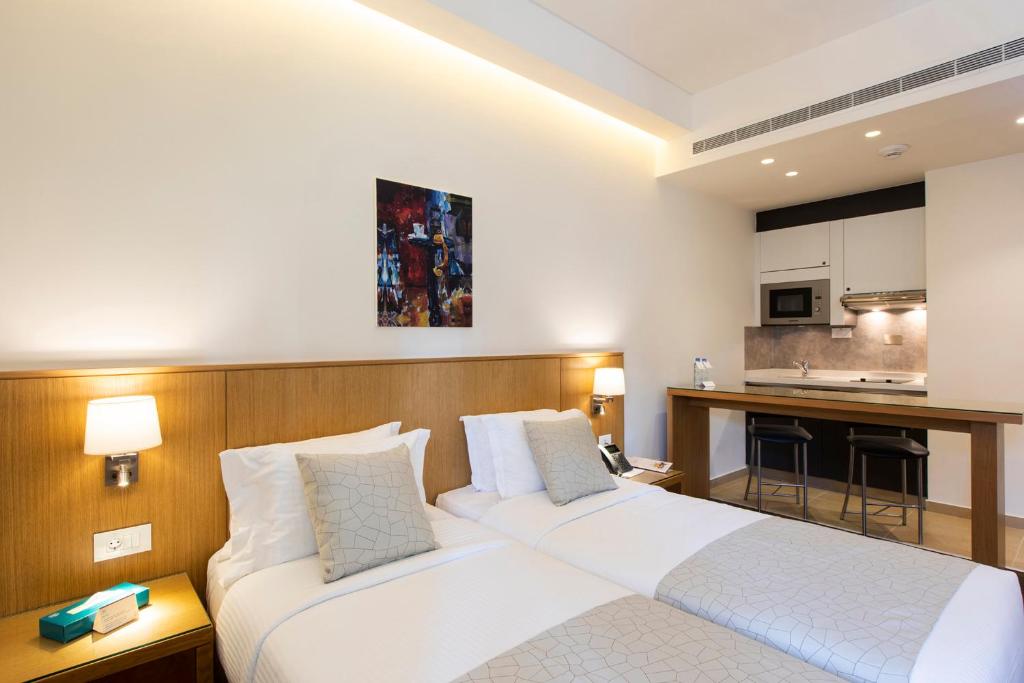 Postel nebo postele na pokoji v ubytování Citea Apart Hotel