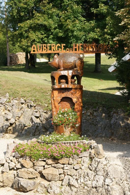 Zahrada ubytování Auberge du Hérisson