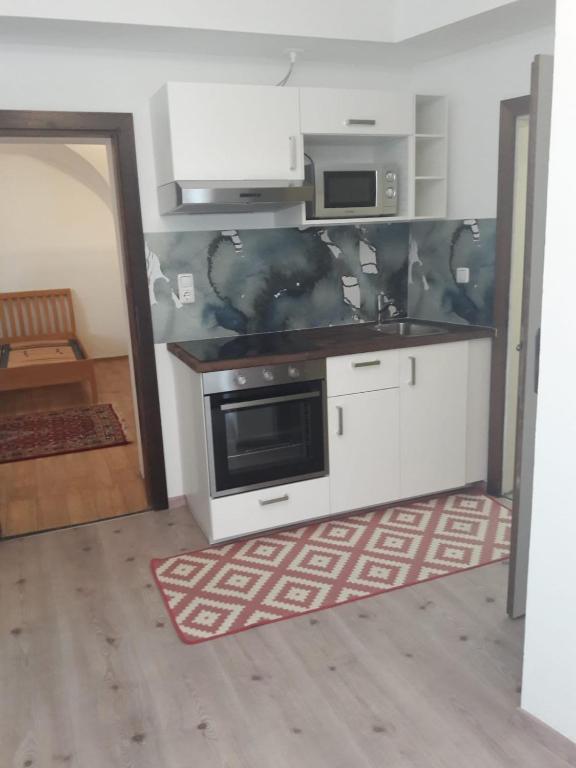 Kuchyň nebo kuchyňský kout v ubytování Gala Apartments - Country Oasis in Pettenbach