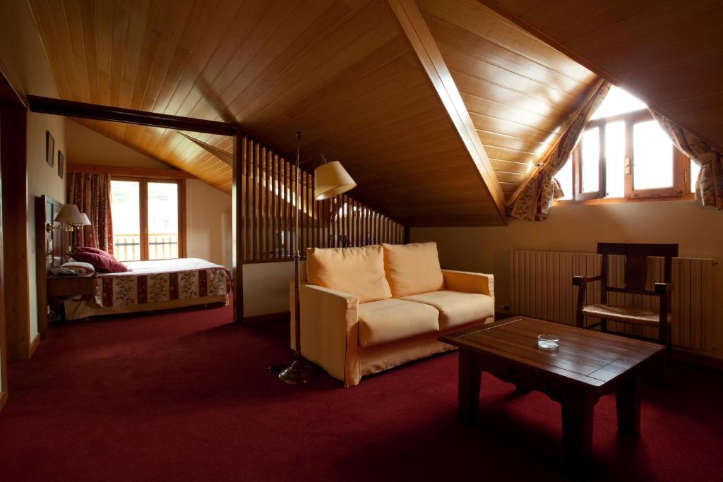 Posezení v ubytování Hotel La Morera