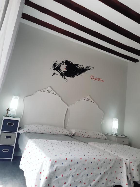 Postel nebo postele na pokoji v ubytování Apartamento Corazón de Portales