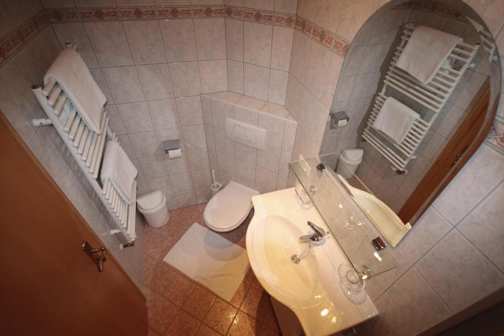 Koupelna v ubytování Haus Dorfblick