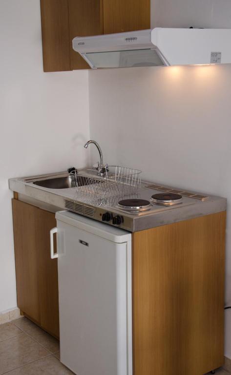 A kitchen or kitchenette at Amaradios