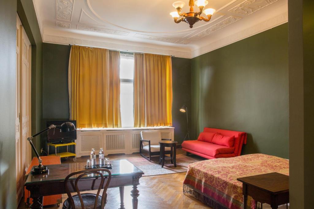 Posezení v ubytování Hotel Art Nouveau am Kurfürstendamm