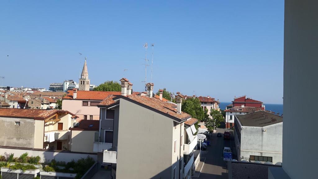 Výhľad na mesto Grado alebo výhľad na mesto priamo z hotela