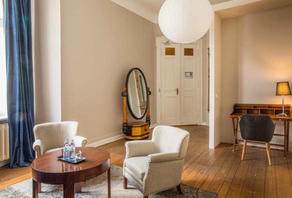 Posezení v ubytování Hotel Art Nouveau am Kurfürstendamm