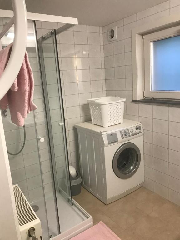 Koupelna v ubytování Valkenhof