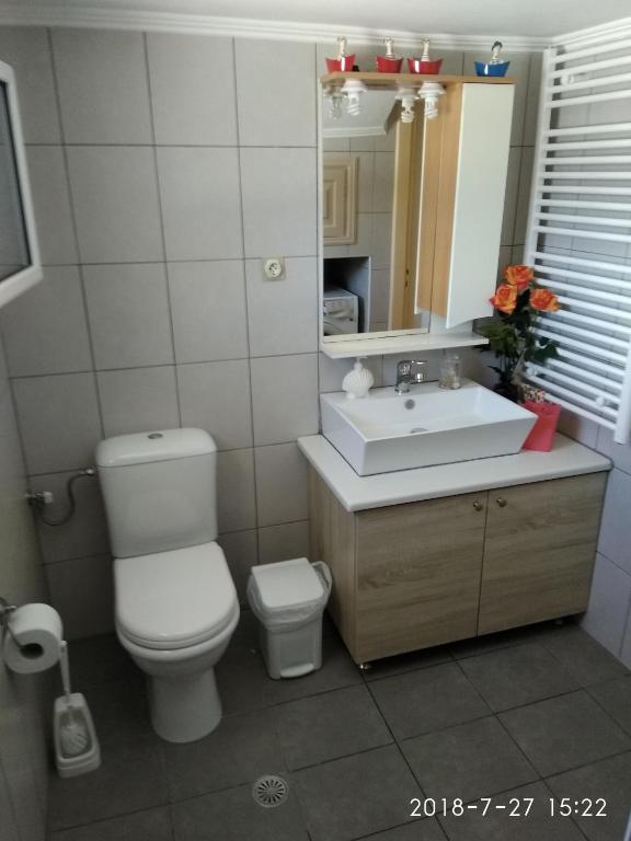 Kúpeľňa v ubytovaní Manousos apartment