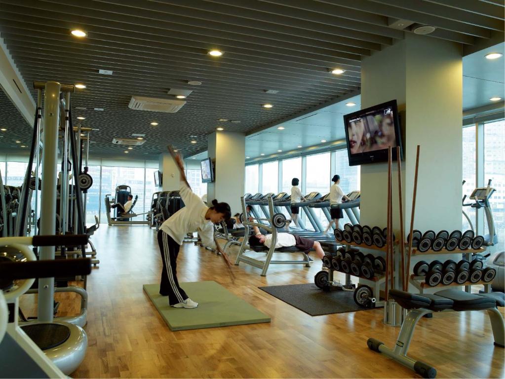 Fitness centrum a/nebo fitness zařízení v ubytování Daegu Grand Hotel