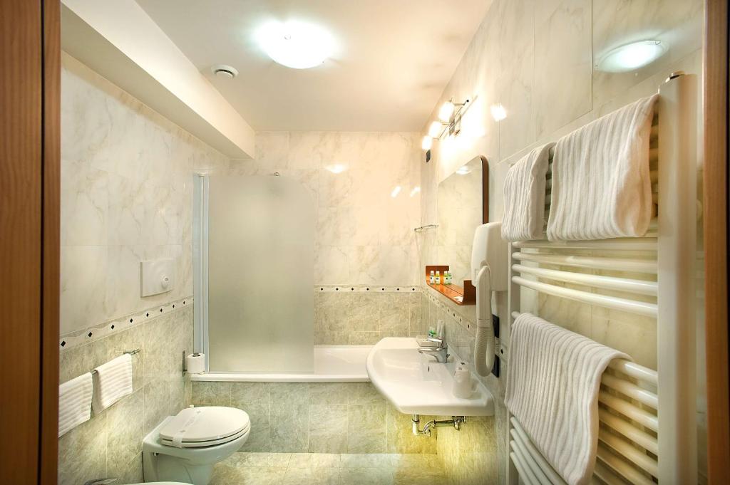 Koupelna v ubytování Best Western Blu Hotel Roma