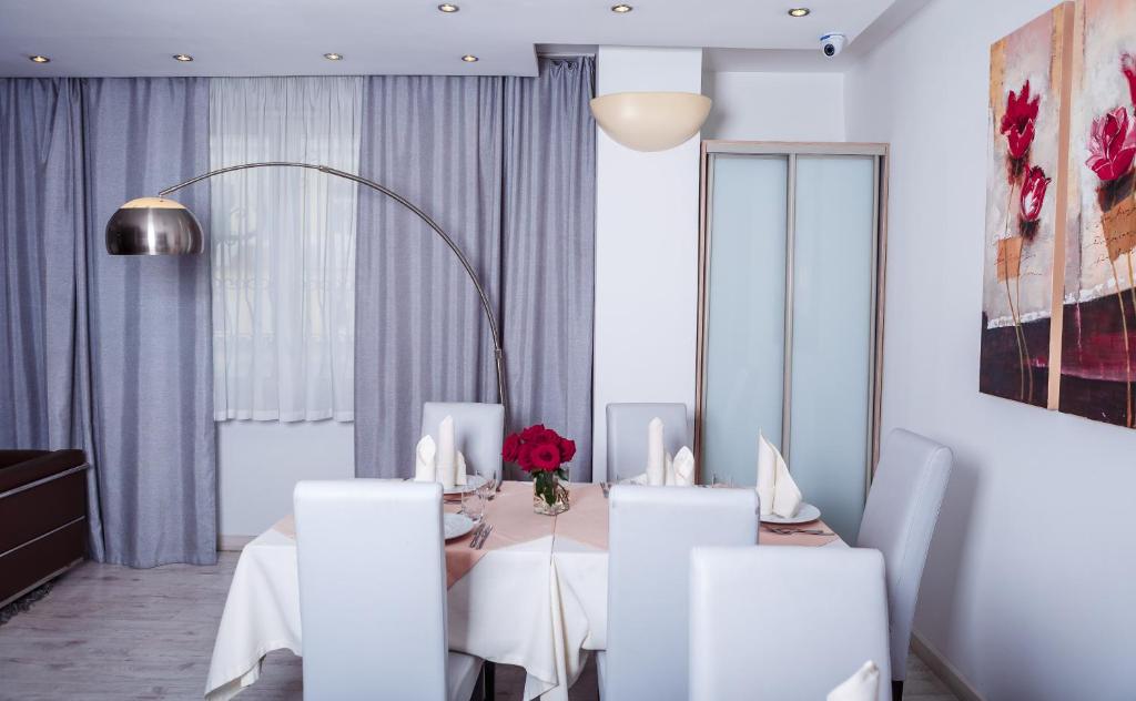 Posezení v ubytování Hotel Pushkin