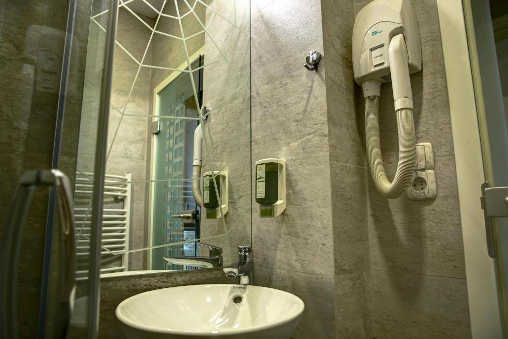 Koupelna v ubytování Hotel Gorenje