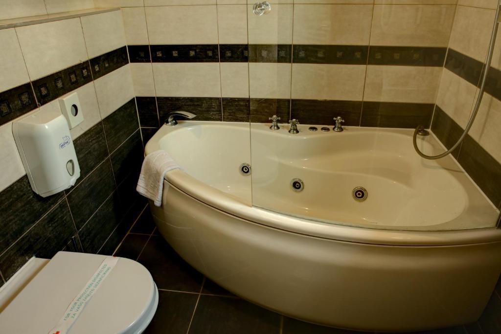 Koupelna v ubytování Hotel Gorenje