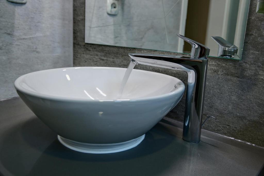 Koupelna v ubytování Hotel Gorenje