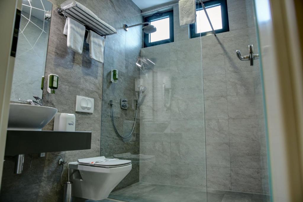 Koupelna v ubytování Hotel Gorenje