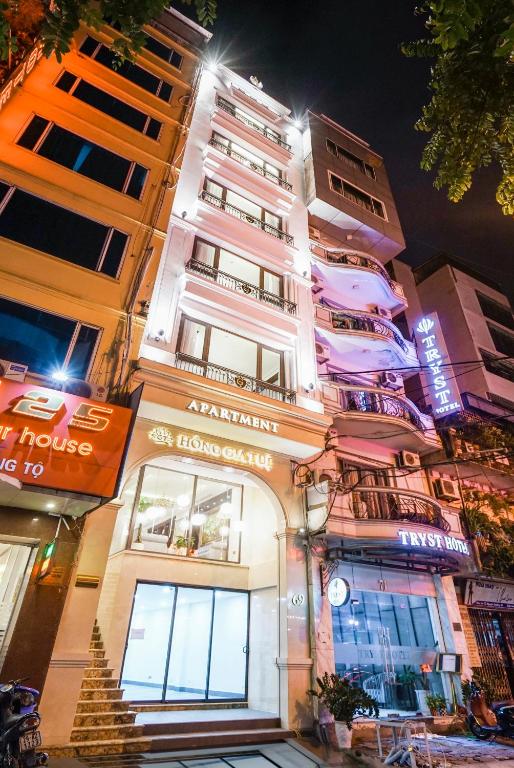 Budova, kde se aparthotel nachází