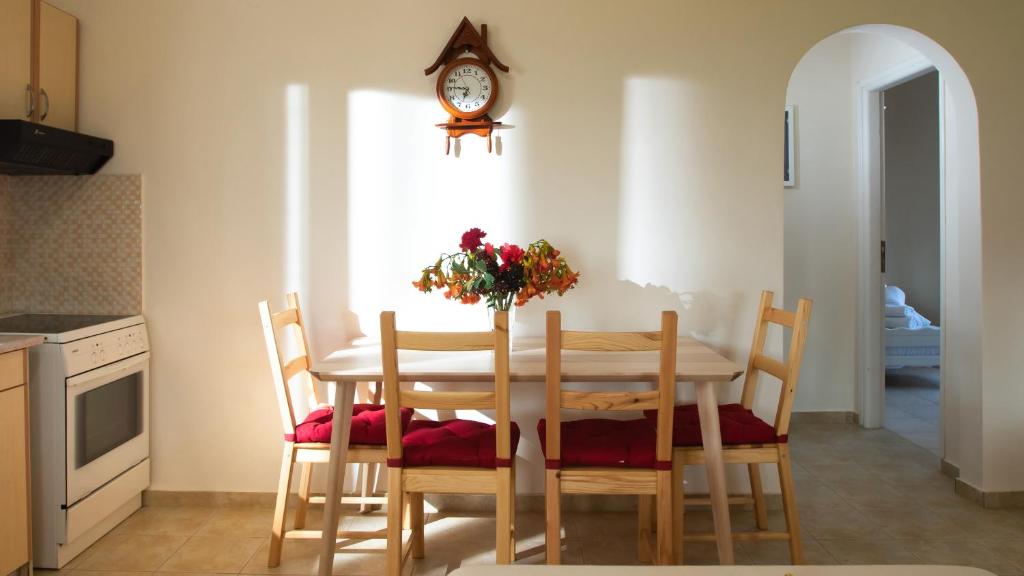 Kuchyň nebo kuchyňský kout v ubytování Laconia Domus - Papadianika