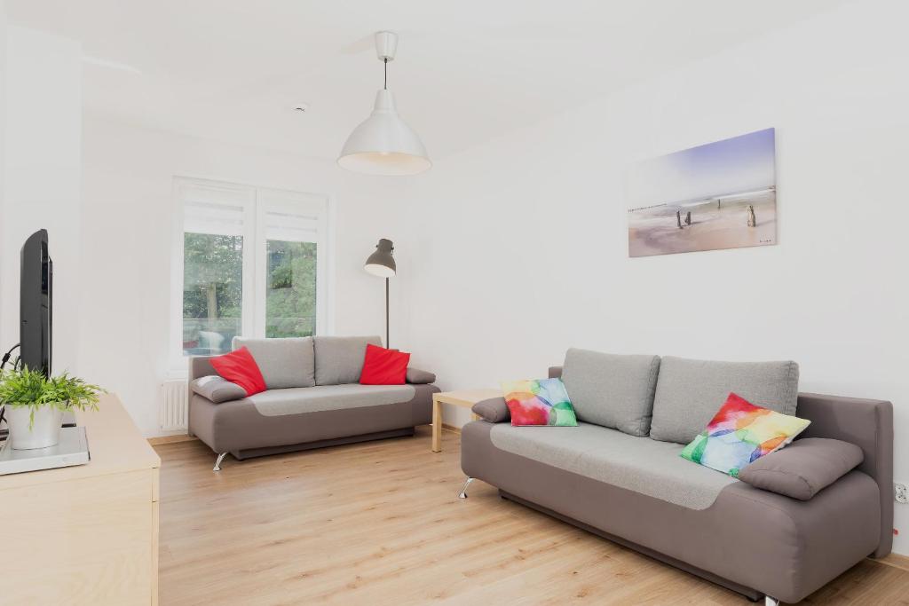 Posedenie v ubytovaní Apartamenty Polanki Park BASEN, SAUNA & SIŁOWNIA by Noclegi Renters